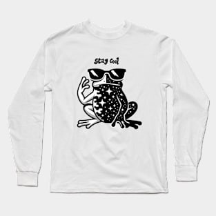 Stay Cool - Frog Mix With Space Long Sleeve T-Shirt